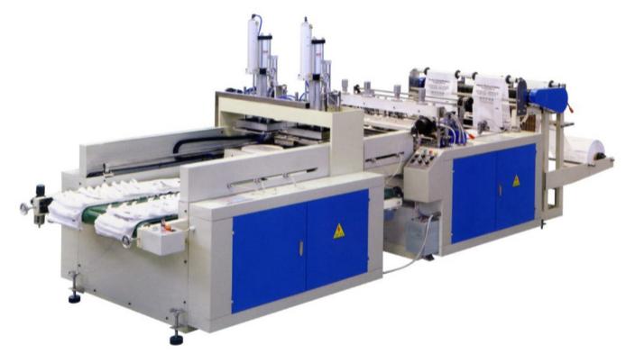 Plastic T-shirt Bag Making Machine with Auto Punching