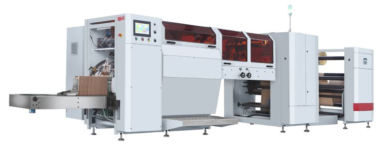 High speed oil proof paper bag machine inline printer